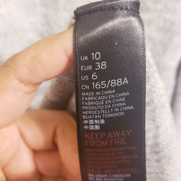 Topshop Long Grey Cardigan Oversized - Picture 2 of 6